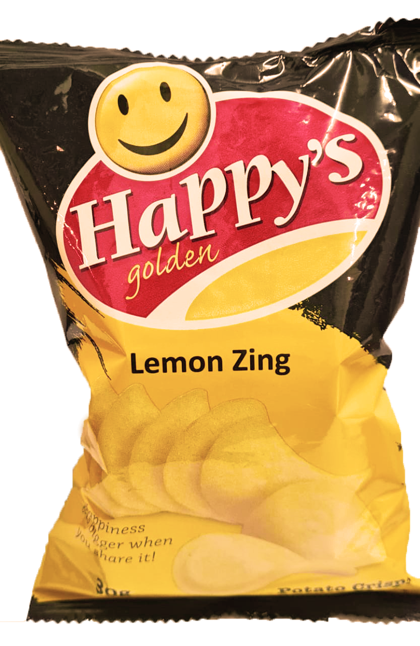 HAPPYS Lemon Zing CRISPS 30G FOIL